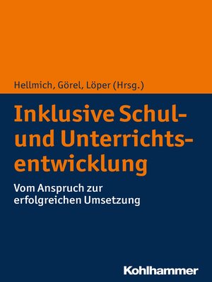cover image of Inklusive Schul- und Unterrichtsentwicklung